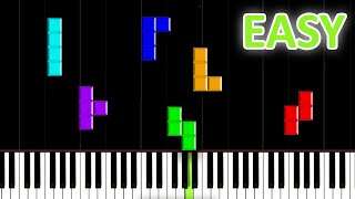 Tetris Theme Piano Tutorial Synthesia [upl. by Assirat]