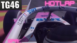 Spa Hotlap with Anthoine Hubert [upl. by Kant]