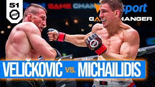 Veličković vs Michailidis  FREE FIGHT  Tipsport Gamechanger Final  OKTAGON 51 [upl. by Dannon]