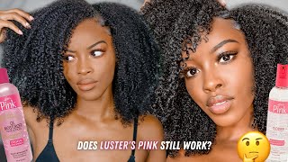 THE OG LUSTERquotS PINK for a WASH N GO  Slim Reshae [upl. by Yrag]