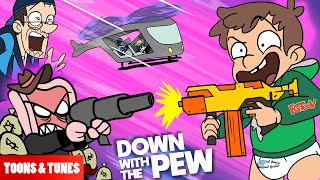 Down with the Pew 🎵 Animated Music Video based off FGTeeV Book feat FUNnel Vision [upl. by Xyla]