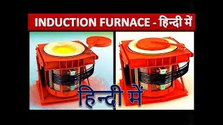 INDUCTION FURNACE WORKING [upl. by Eicirtap]