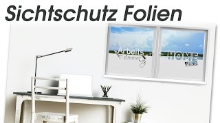 Unsere Sichtschutzfolien für´s Fenster  Gönn dir deine Privatsphäre [upl. by Velleman]