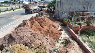 New project has just started pouring soil from the side of the road to peoples houses [upl. by Anaihr]