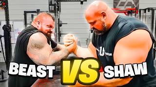 Eddie Hall vs Brian Shaw  Training ft Neil Pickup [upl. by Esilahc]