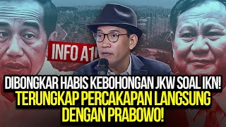 INFO A1 DIBONGKAR HABIS KEBOHONGAN J SOAL IKN TERUNGKAP PERCAKAPAN DENGAN PRABOWO  ILC 260924 [upl. by Lainahtan201]