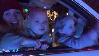 QUADRUPLETS GO SEE CHRISTMAS LIGHTS FOR THE FIRST TIME [upl. by Tabbitha660]