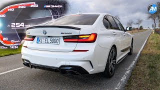 BMW M340i 374hp  0100 amp 100200 kmh acceleration🏁  by Automann in 4K [upl. by Merril]