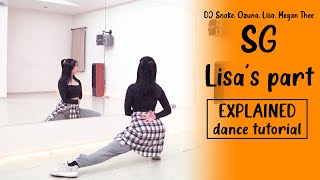 LISA  SG DANCE tutorial  Explained [upl. by Sykleb683]