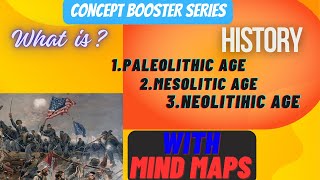 DIFFERENCE BETWEEN PALEOLITHIC  MESOLITHIC AND NEOLITHIC AGE [upl. by Shimkus]