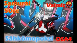 Samurai 50cc crossista sähkömopo  Osa 4 [upl. by Rednael45]