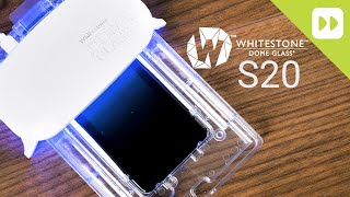 Samsung Galaxy S21 Ultra Whitestone Dome Glass INSTALL amp REVIEW [upl. by Nalehp]