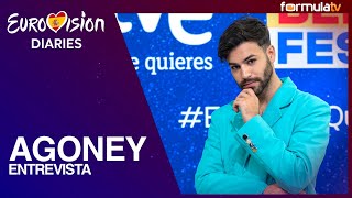 AGONEY presenta Quiero Arder su canción para el BENIDORM FEST 2023  Eurovisión Diaries [upl. by Rebliw]