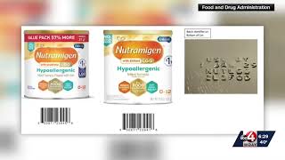 Nutramigen powdered baby formula recalled due to possible bacterial contamination [upl. by Honey]