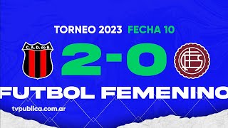 Defensores de Belgrano vs Lanús Fecha 10 del Campeonato Femenino YPF Torneo 2023 [upl. by Pavkovic972]