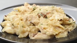 Bow Tie Chicken Alfredo [upl. by Gierc592]