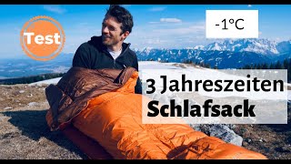 Schlafsack Test  Die TOP 3  ALLROUND Schlafsäcke [upl. by Ainar625]