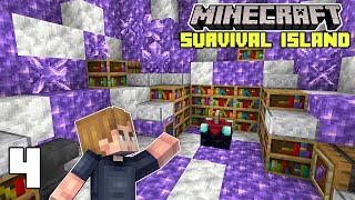 Minecraft The Enchanting Geode  Survival Island 117 [upl. by Sherj]