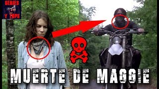 La MUERTE de MAGGIE en la temporada 9 de The Walking Dead [upl. by Drue204]