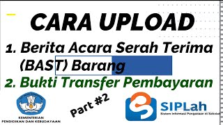 CARA UPLOAD BUKTI PEMBAYARAN DI SIPLAH [upl. by Dennett]