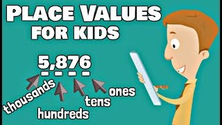 Place Values For Kids  Ones Tens Hundreds Thousands [upl. by Daniella]