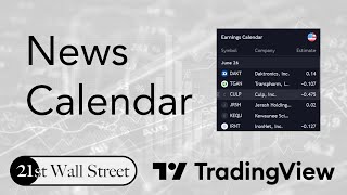 Earnings and News Calendar  TradingView [upl. by Isidora787]