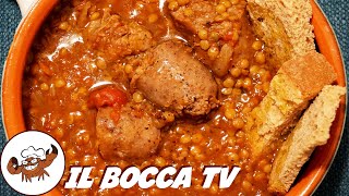 760  Zuppa di lenticchie e salsiccia vale più di una pelliccia primo piatto nutriente e gustoso [upl. by Earvin189]