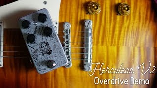 Mythos Pedals Herculean V2 Overdrive Pedal Demo w Humbuckers [upl. by Galliett174]