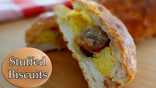 Air Fryer Breakfast  Stuffed Breakfast Biscuits [upl. by Craner]