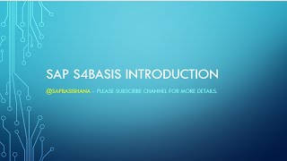 SAP BASIS  HANAJAVA  DEMO [upl. by Norrehs92]