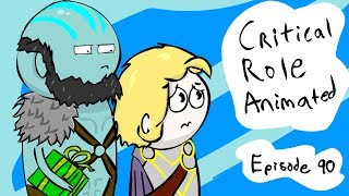 DampD Critical Role Animation Funny Scene Grog Hides Unconscious Guards Ep 90 [upl. by Tracay]