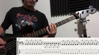 Mägo de Oz  Fiesta Pagana Cover Bajo Con Tabs [upl. by Ecinrev278]