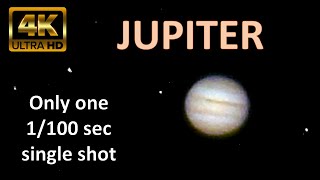 PLANET JUPITER  Single shot with the NIKON P1000 And how to edit it in GIMP [upl. by Wesa365]