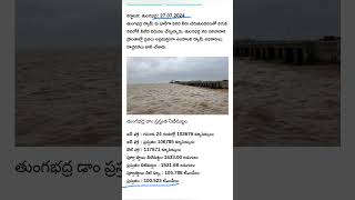 Tungabhadra Dam Water Level [upl. by Neerehs]