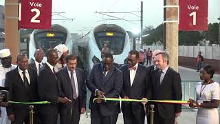 SÉNÉGAL INAUGURATION DU TRAIN EXPRESS RÉGIONAL [upl. by Norha614]