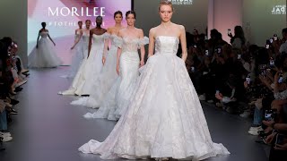 Morilee Madeline Gardner Bridal Spring 2025  Barcelona Bridal Fashion Week  4K [upl. by Ayotyal972]