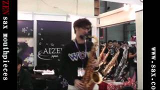 Alec Haavik Plays AIZEN tenor saxophone amp TSLS mouthpiece Music China 2011 7 [upl. by Dnaletak916]