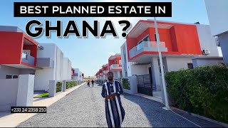 Inside Ghanas Most Stunning Well Planned Community  Affordable Houses in Accra Ghana [upl. by Danya]