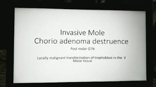 SPECIMEN 2G  INVASIVE MOLE AND CHORIOCARCINOMA by Dr REKHA SAPKAL [upl. by Idid]