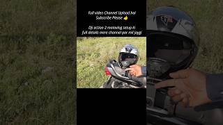 Use only Dji action 2 camera module 👍 djiaction2 motovlogsetup actioncamera gopro shorts [upl. by Stalder]