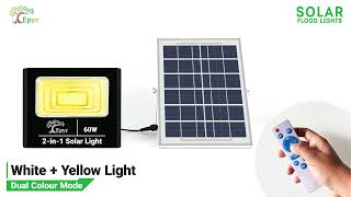 Epyz Solar 60 Watt Dual Colour Flood Light [upl. by Jaquiss230]