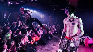 LIL PEEP SCREAMING IN LIVE SHOWS [upl. by Dnumyar247]