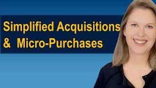 Simplified Acquisitions and MicroPurchases Tutorial [upl. by Cimbura]