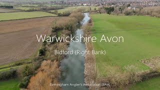 River Avon  Bidford Right Bank By Drone  BAA Birmingham Anglers Association [upl. by Hound828]