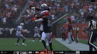 Madden 25  Raiders  Bengals  PS5 Online Full Game Gameplay [upl. by Bernadine]