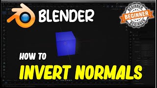 Blender How To Invert Normals [upl. by Wynn]