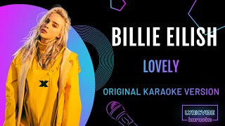 Billie Eilish  lovely with Khalid Karaoke Version With Backing Vocals lyrics [upl. by Rainger]