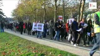 Manifestation à Bruxelles pour dénoncer le procès politique de Victoire Ingabire [upl. by Derdlim954]