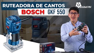 Ruteadora o Fresadora de Cantos Bosch GKF 550  Maquitec [upl. by Hedley270]