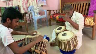 Tabla Master Thulasi Dasan teaching a lesson to Lydian Nadhaswaram🙏❤️🎼😇 [upl. by Gardia]